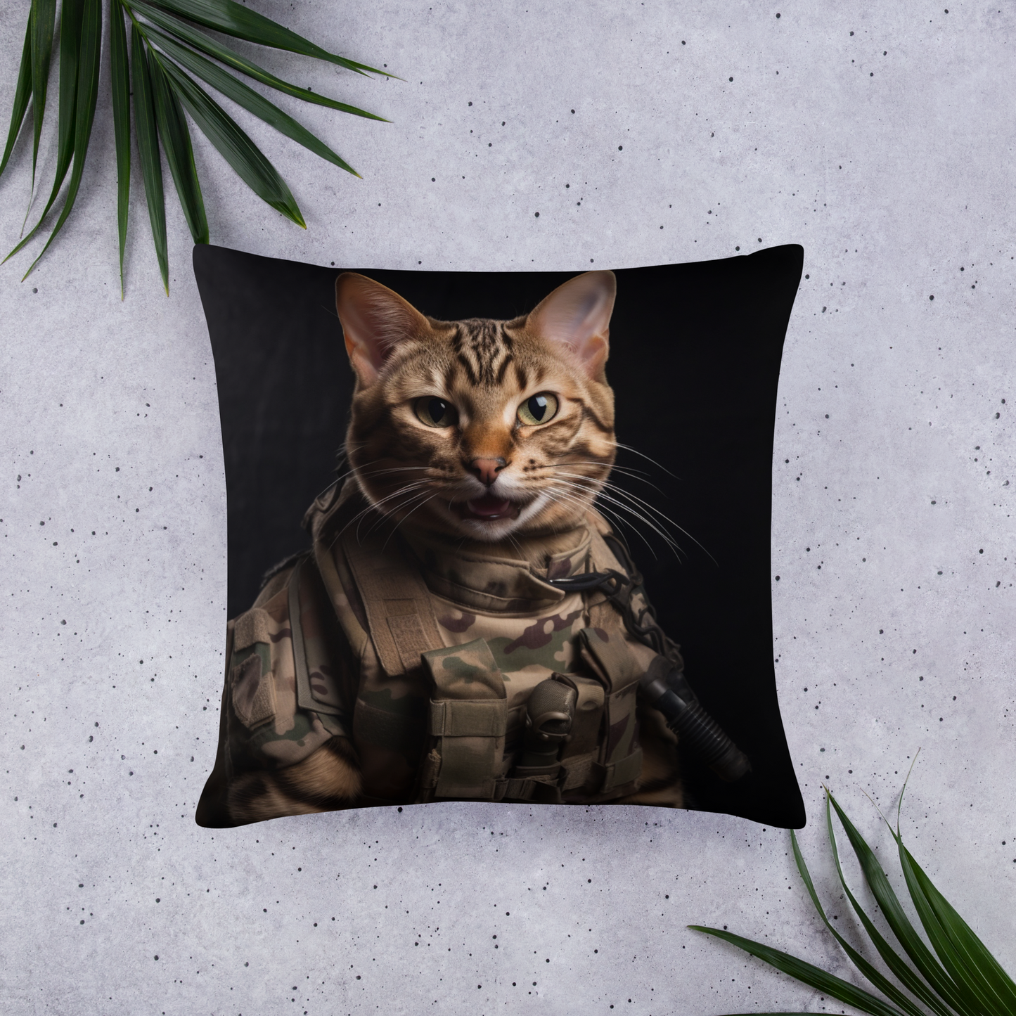 Bengal Military Person Basic Pillow