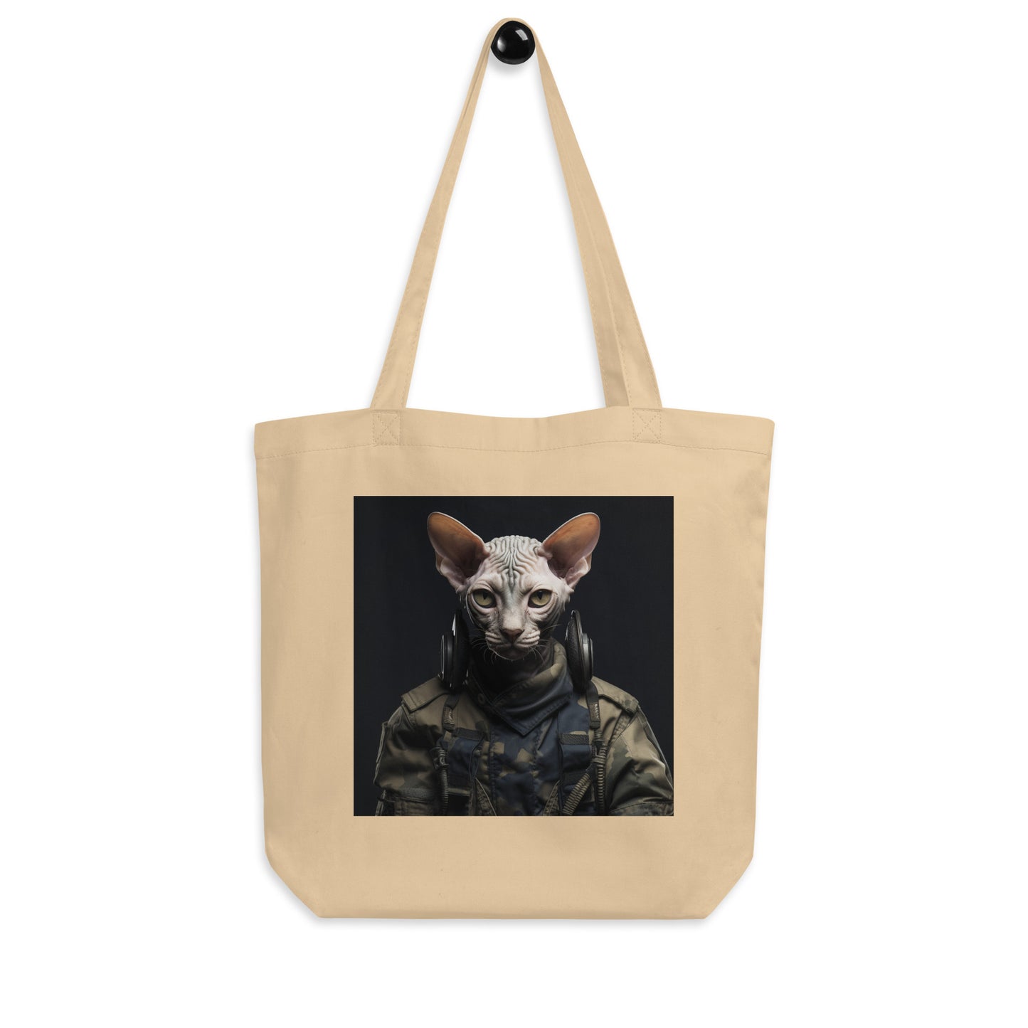 Sphynx Military Person Eco Tote Bag