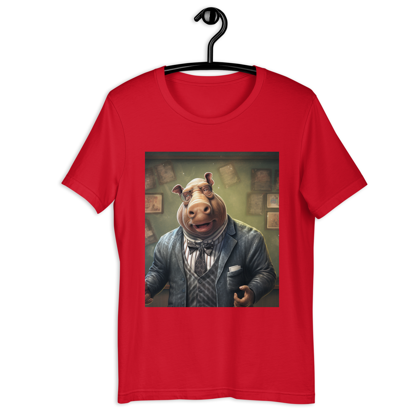 Hippo Teacher Unisex t-shirt