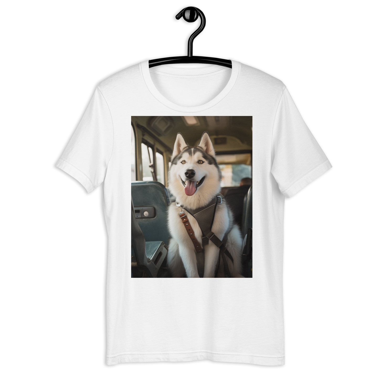 Siberian Husky Bus Driver t-shirt