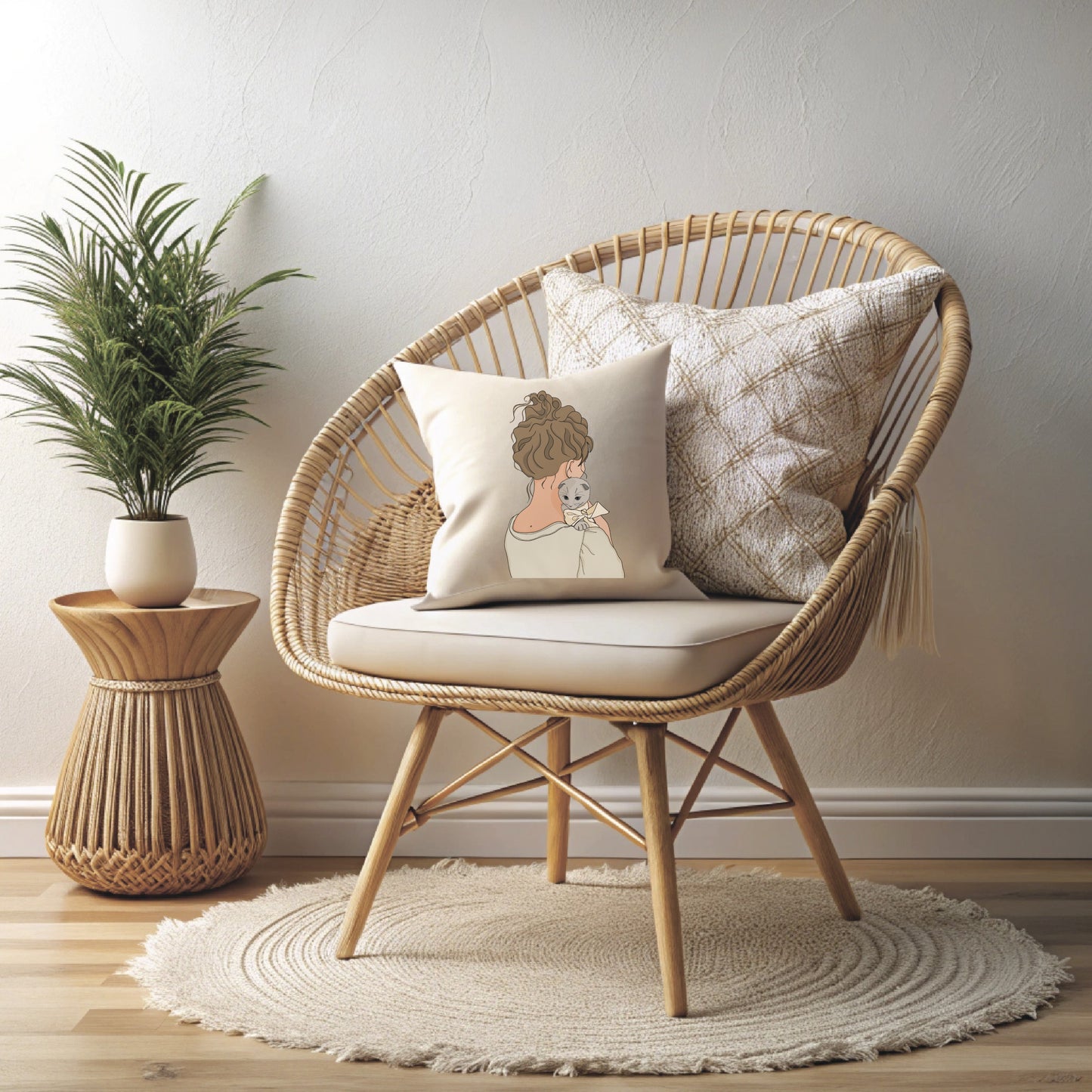 A Quiet Companion – Color illustration