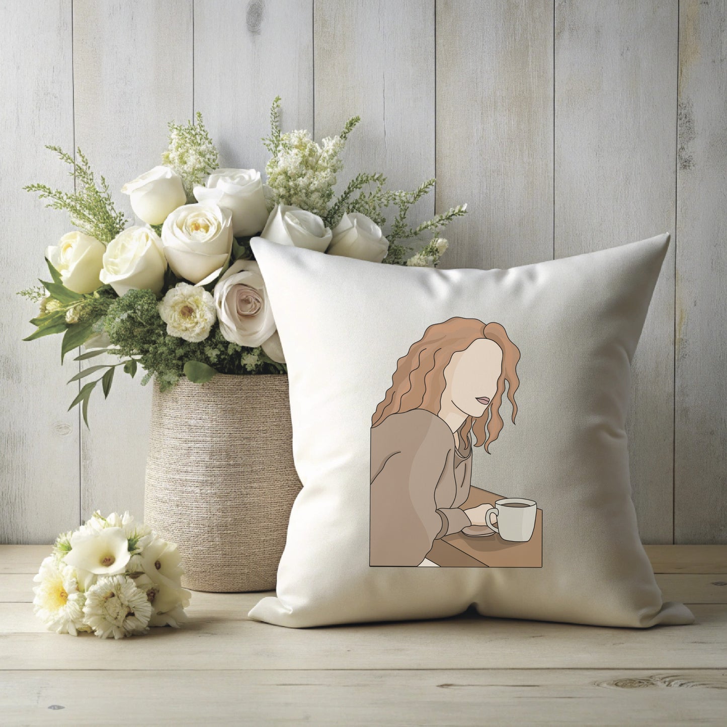 A Soft Pause – Color illustration