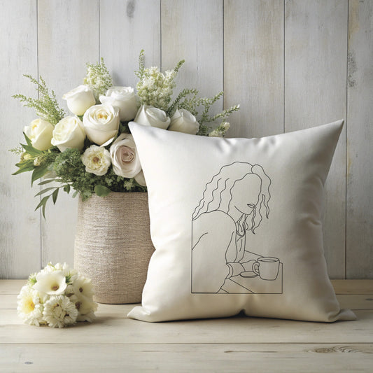 A Soft Pause – Line Art