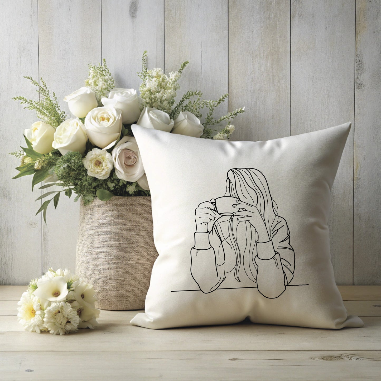 A Cup of Calm – Line Art