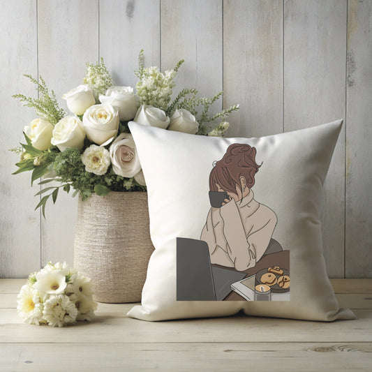 Slow Morning Ritual – Color Illustration