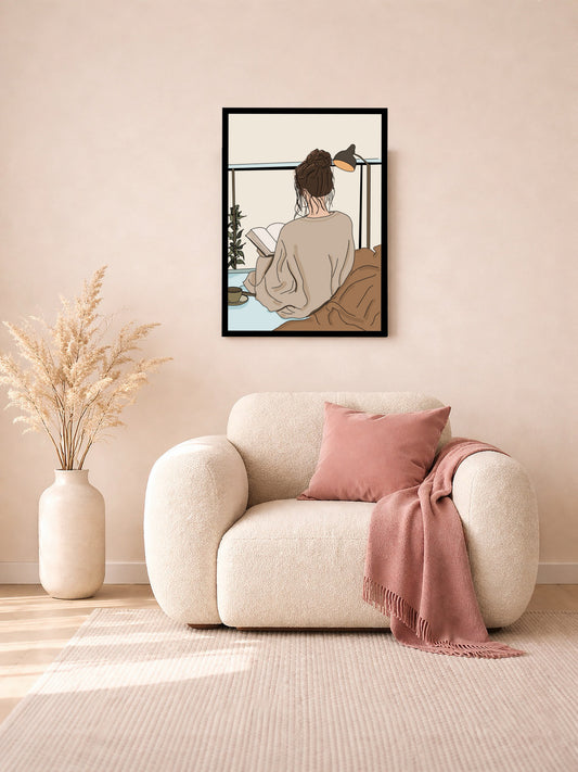 Calm Before the Rush - Color Illustration