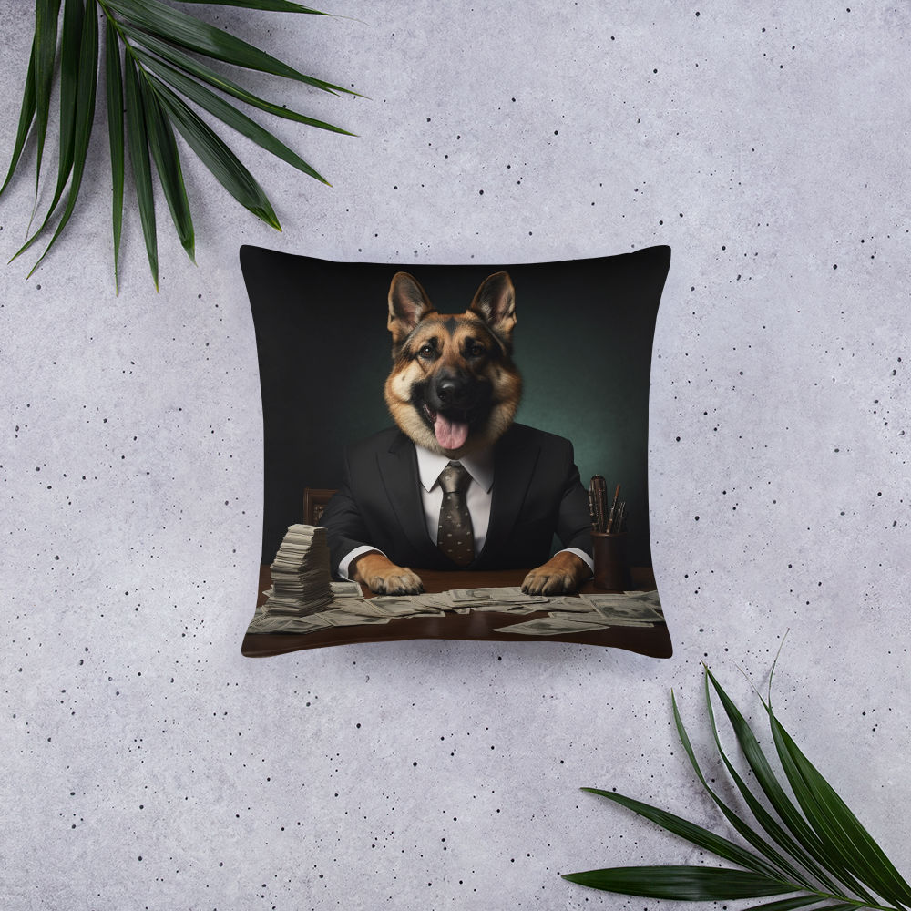 German Shepherd Millionaire Basic Pillow