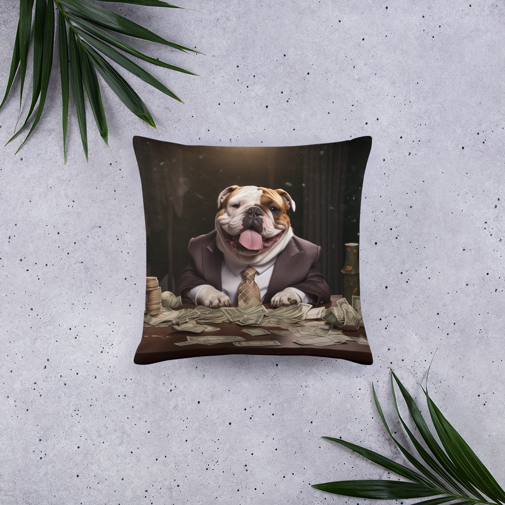 Bulldog Millionaire Basic Pillow