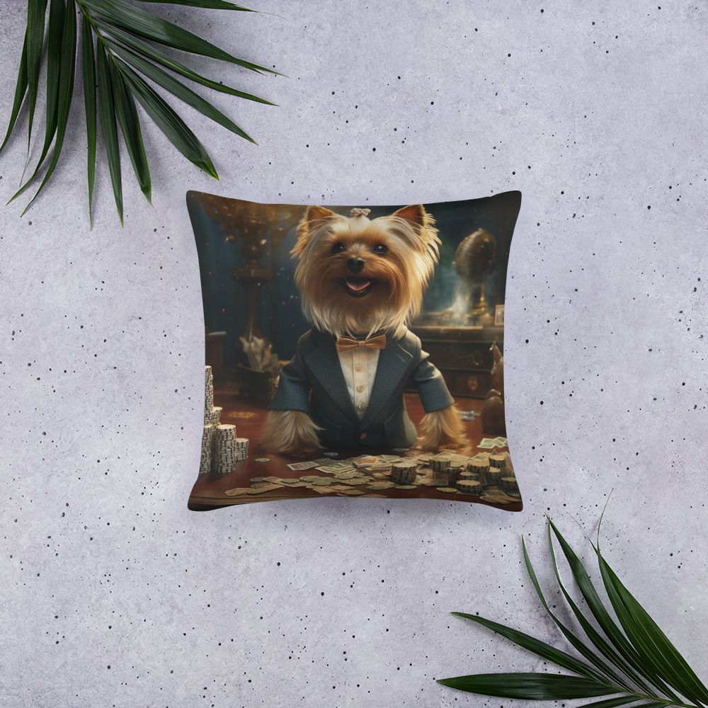 Yorkshire Terrier Millionaire Basic Pillow