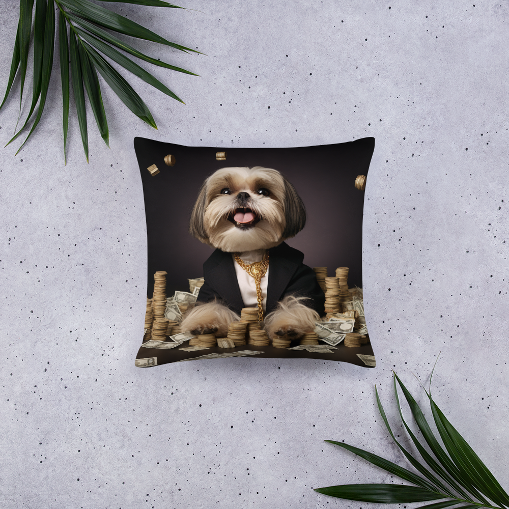 Shih Tzu Millionaire Basic Pillow