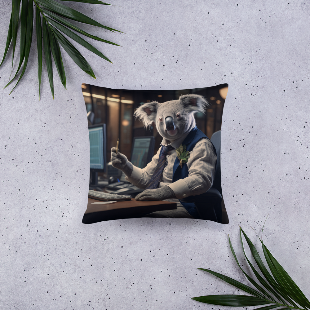 Koala Stock Trader Basic Pillow