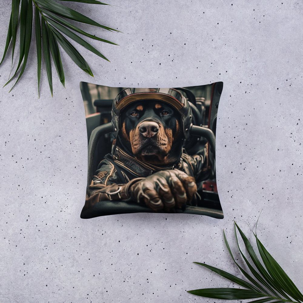 Rottweiler Air Force Officer Basic Pillow