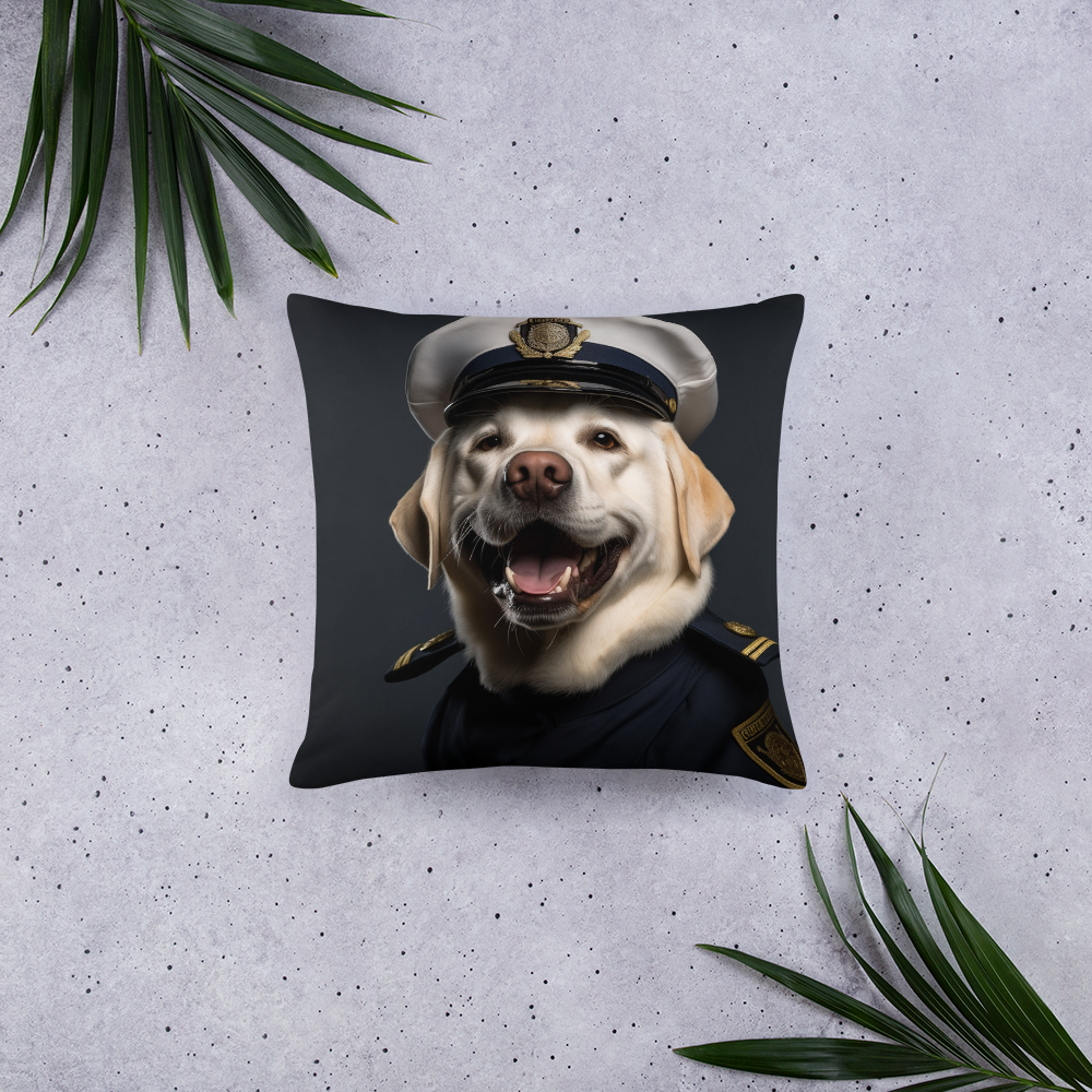 Labrador Retriever Airline Pilot Basic Pillow