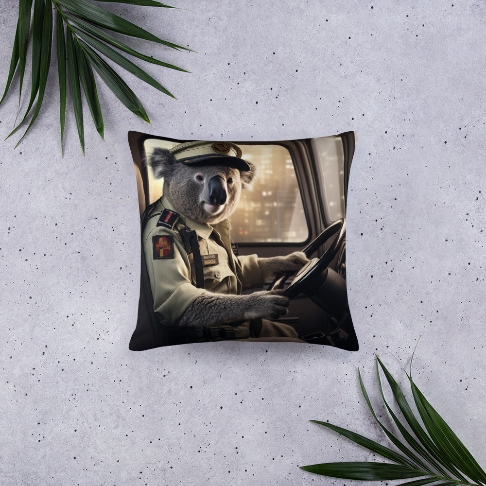 Koala Bus Driver Basic Pillow