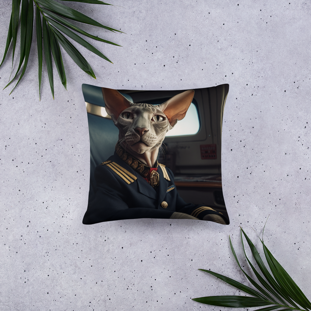 Sphynx Airline Pilot Basic Pillow