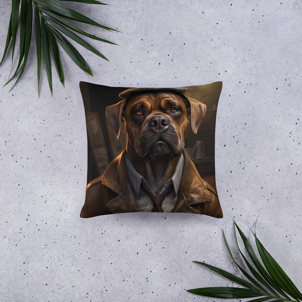 Boxer Detective Basic Pillow