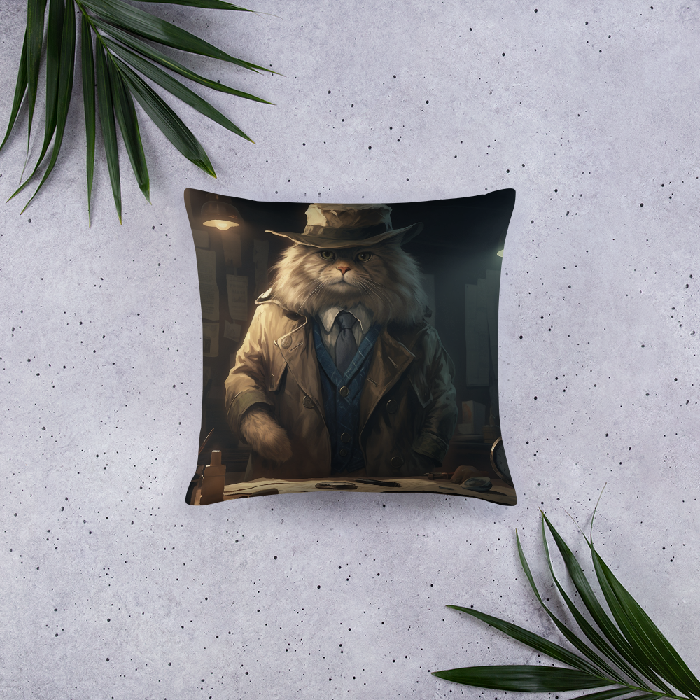 Persian Detective Basic Pillow