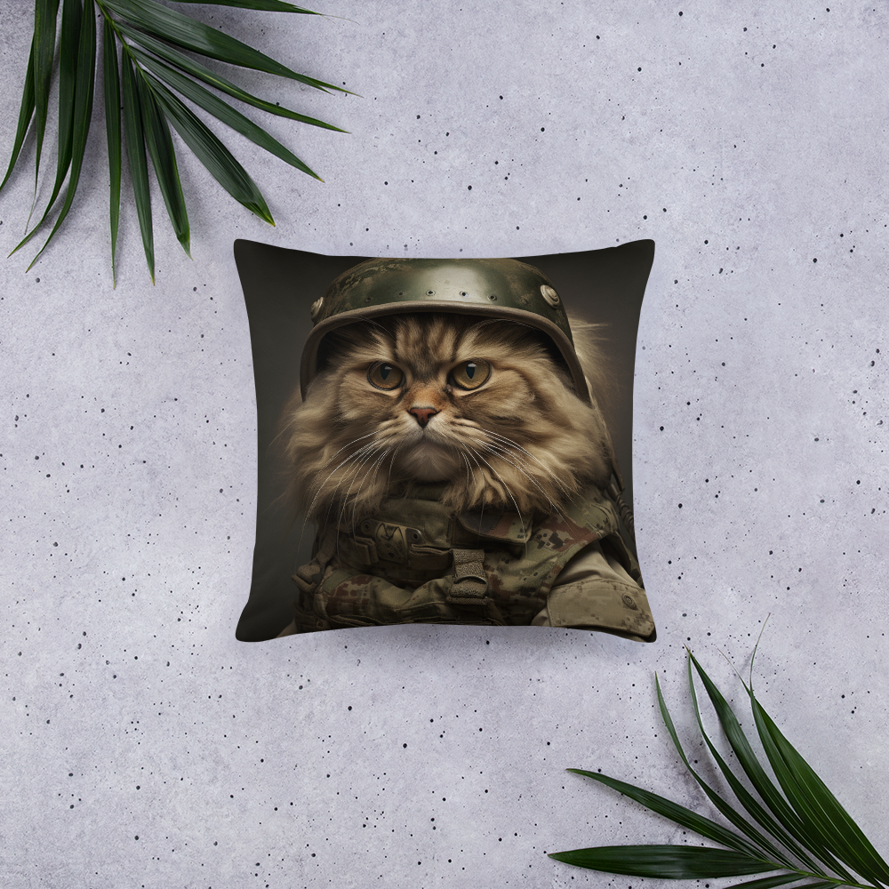 Persian Military Person Basic Pillow