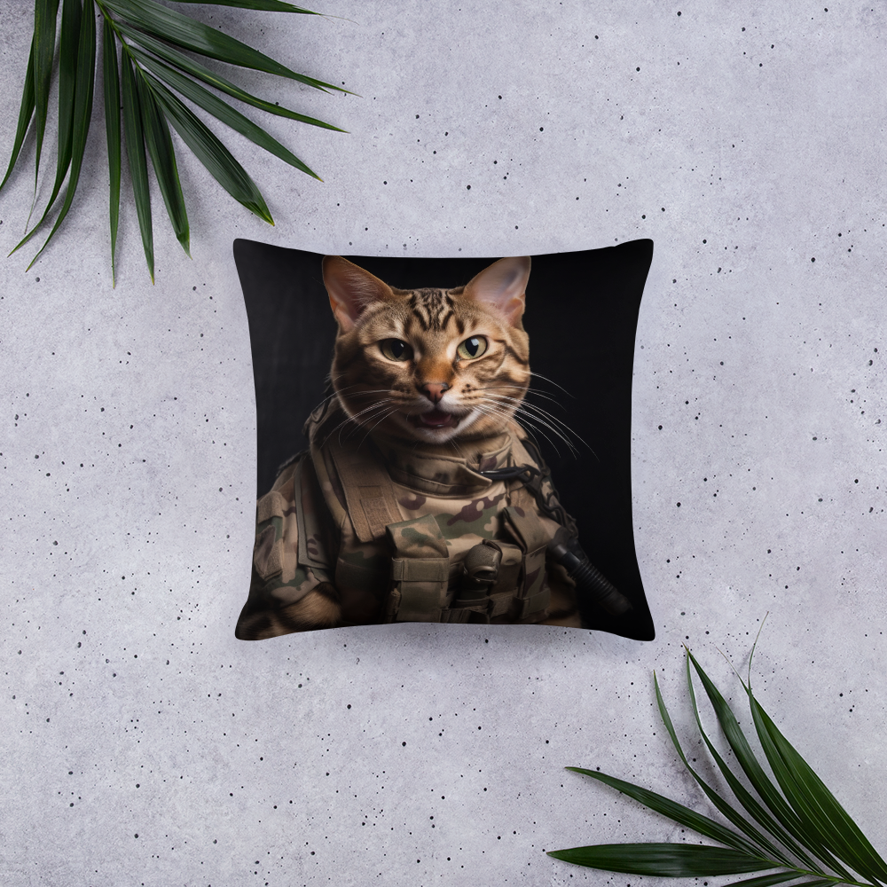 Bengal  Military Person Basic Pillow