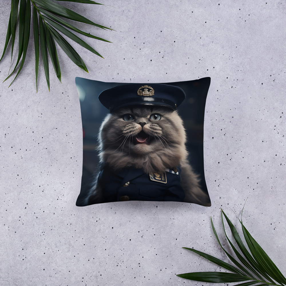 Persian Police Officer Basic Pillow