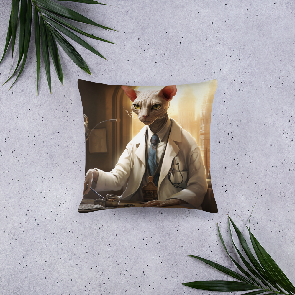 Sphynx Doctor Basic Pillow