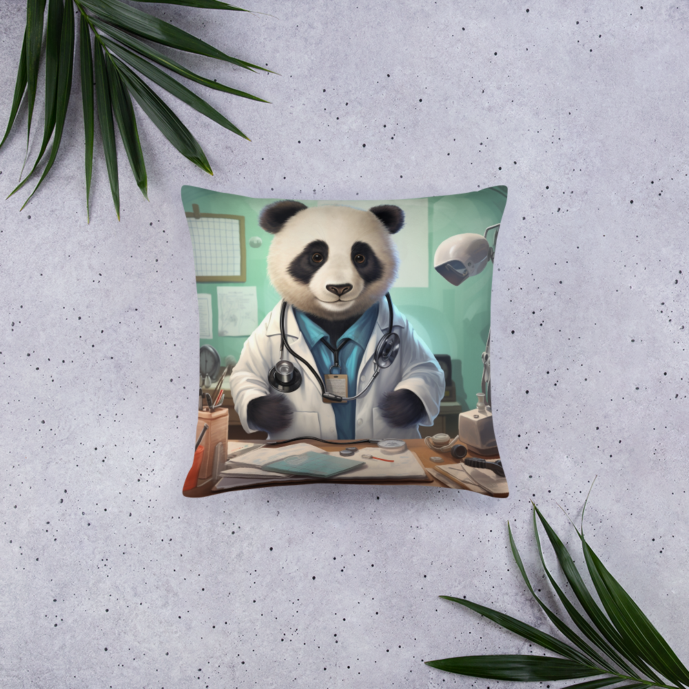 Panda Doctor Basic Pillow