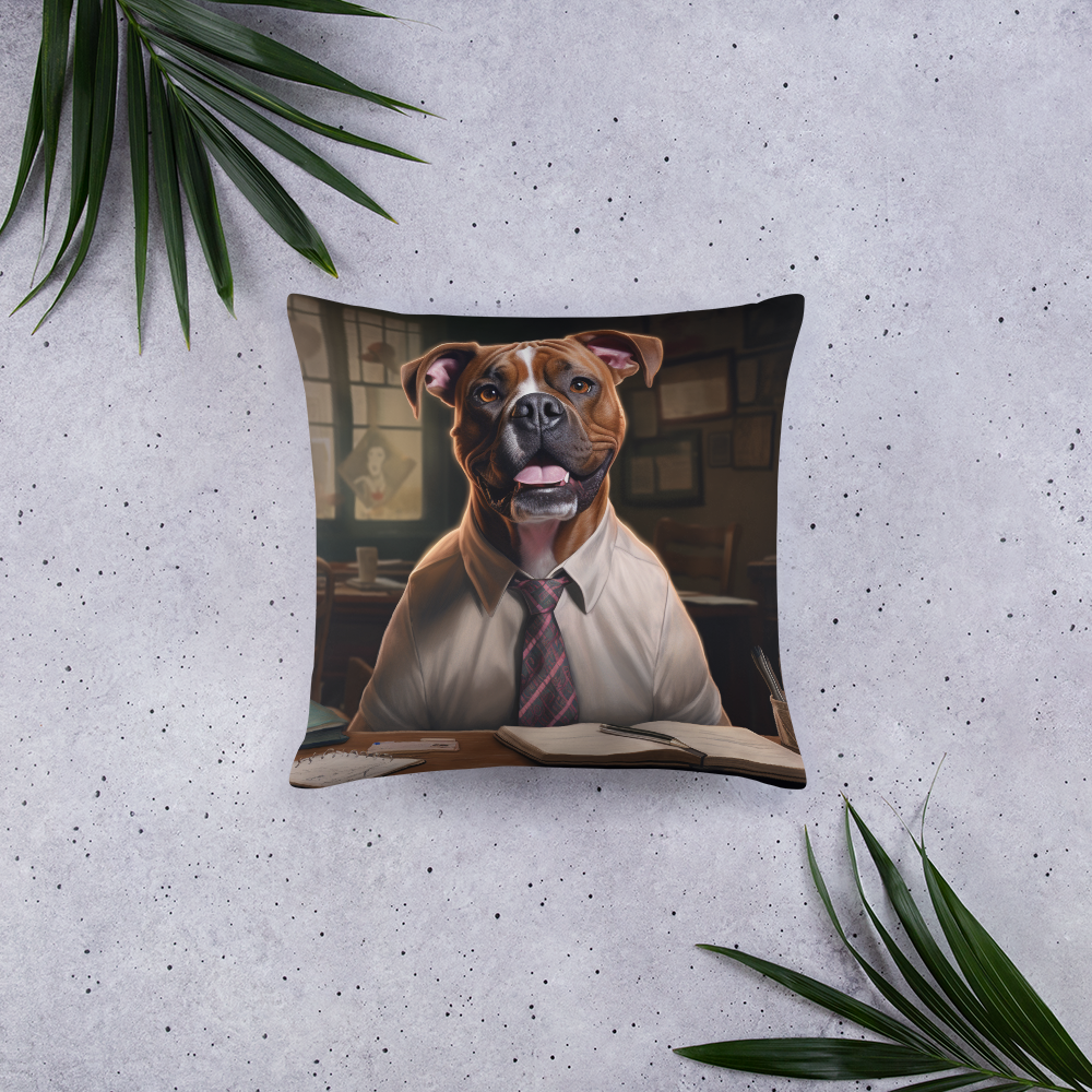 Boxer Lawyer Basic Pillow