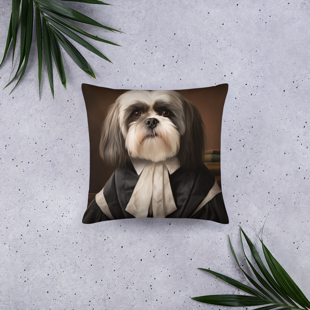 Shih Tzu Lawyer Basic Pillow