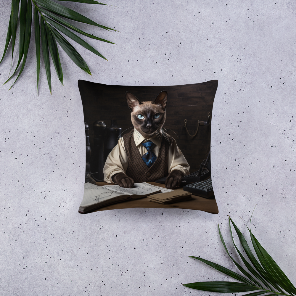 Siamese Lawyer Basic Pillow