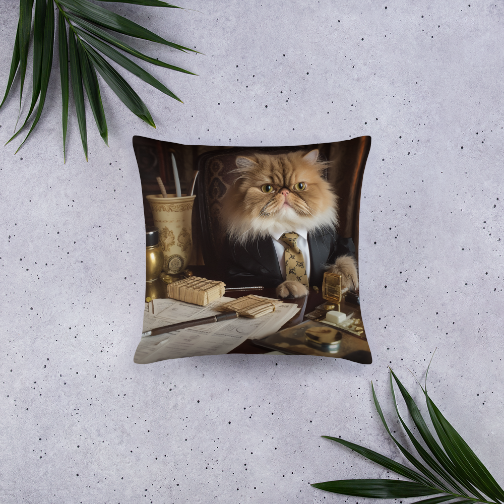 Maine Coon Lawyer Basic Pillow