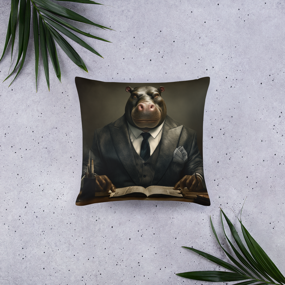 Hippo Lawyer Basic Pillow