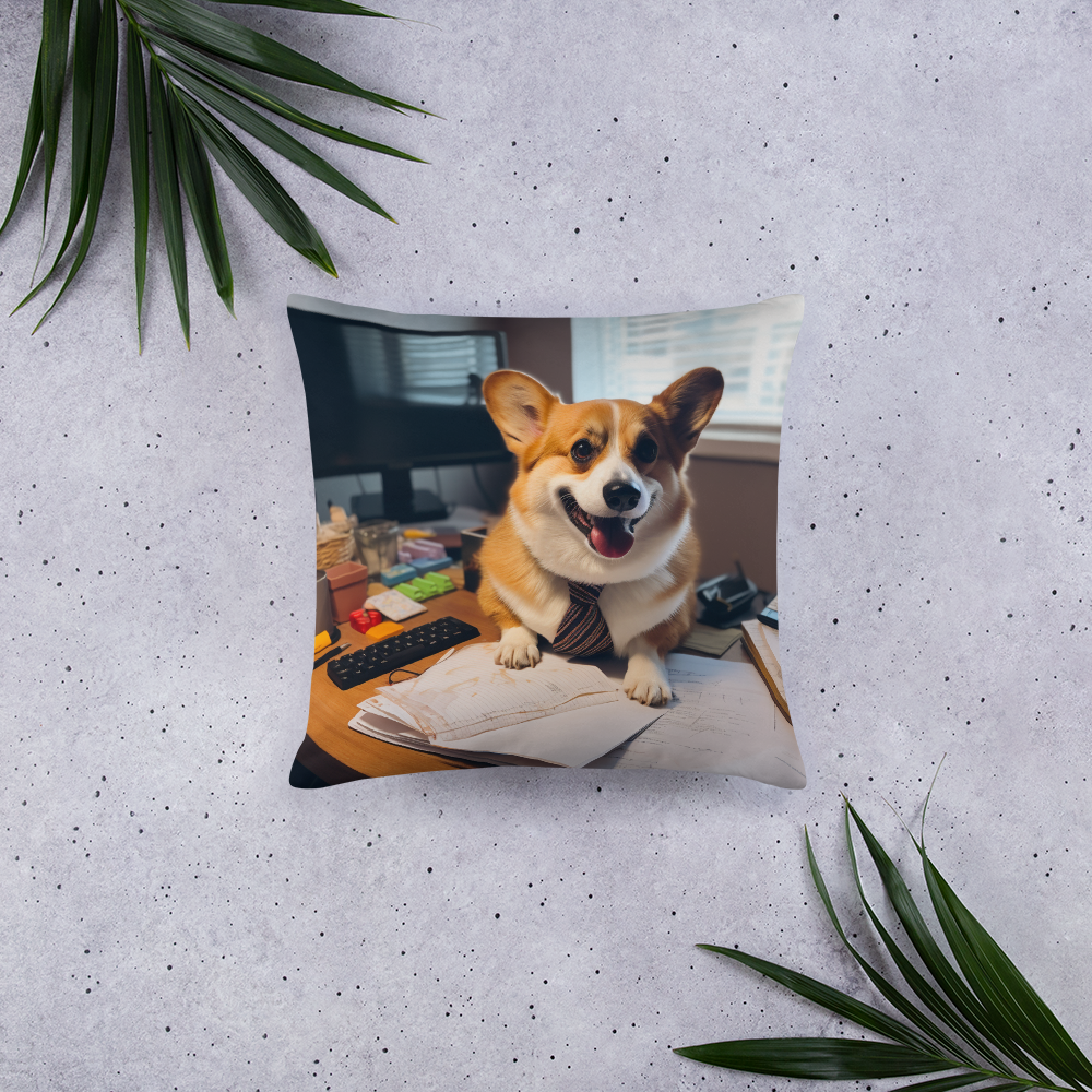 Pembroke Welsh Corgi Teacher Basic Pillow