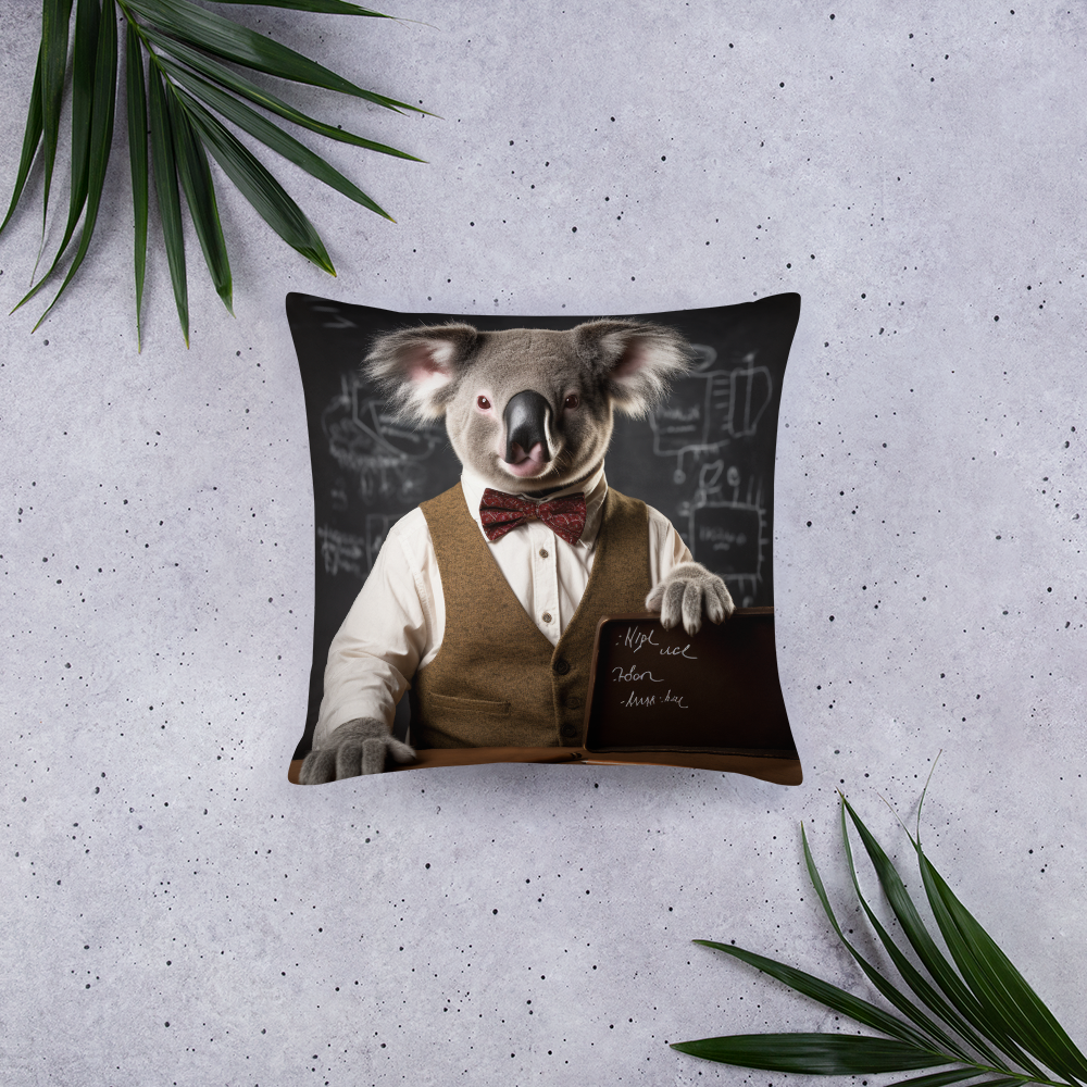 Koala Teacher Basic Pillow