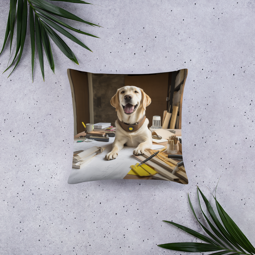 Labrador Retriever Architect Basic Pillow