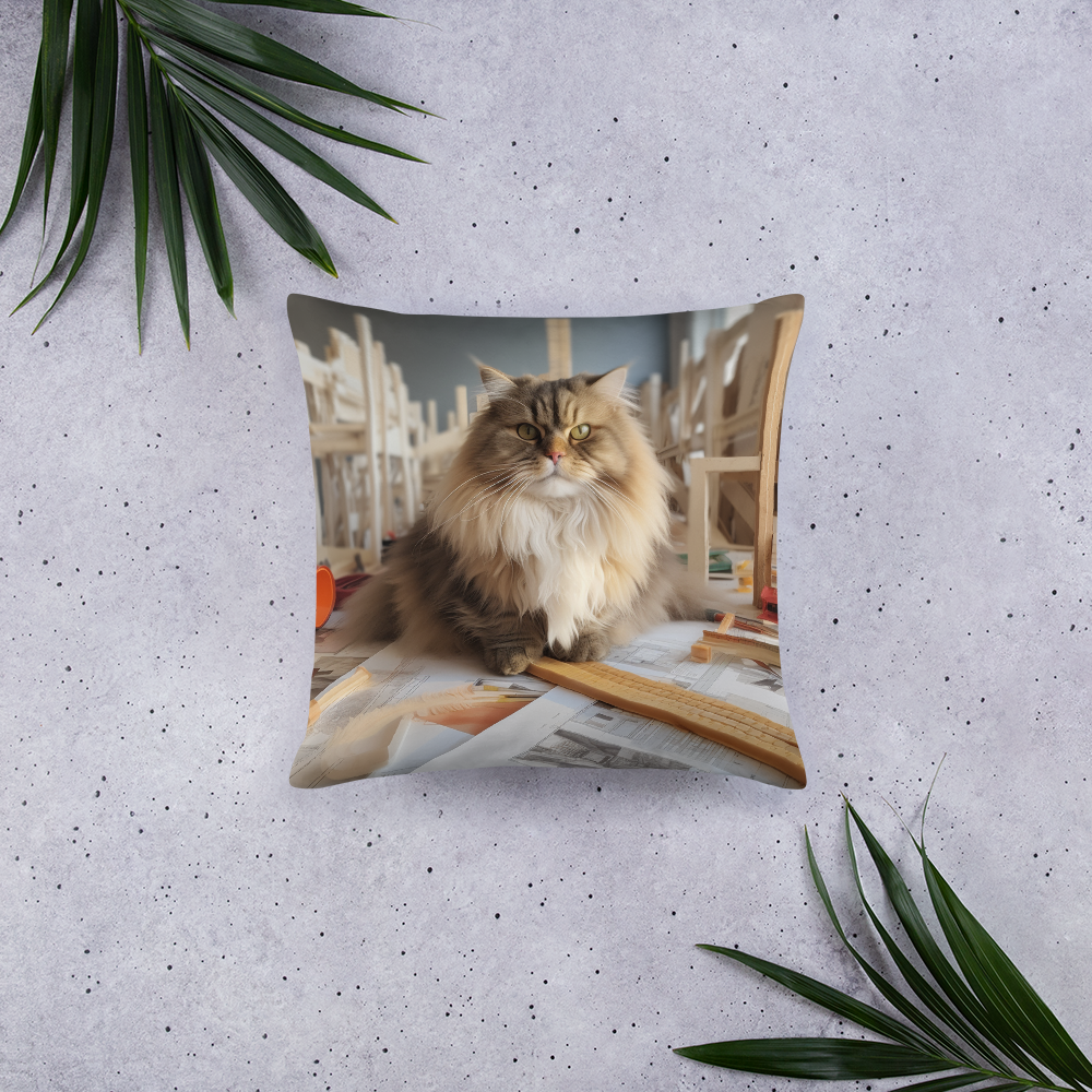 Maine Coon Architect Basic Pillow