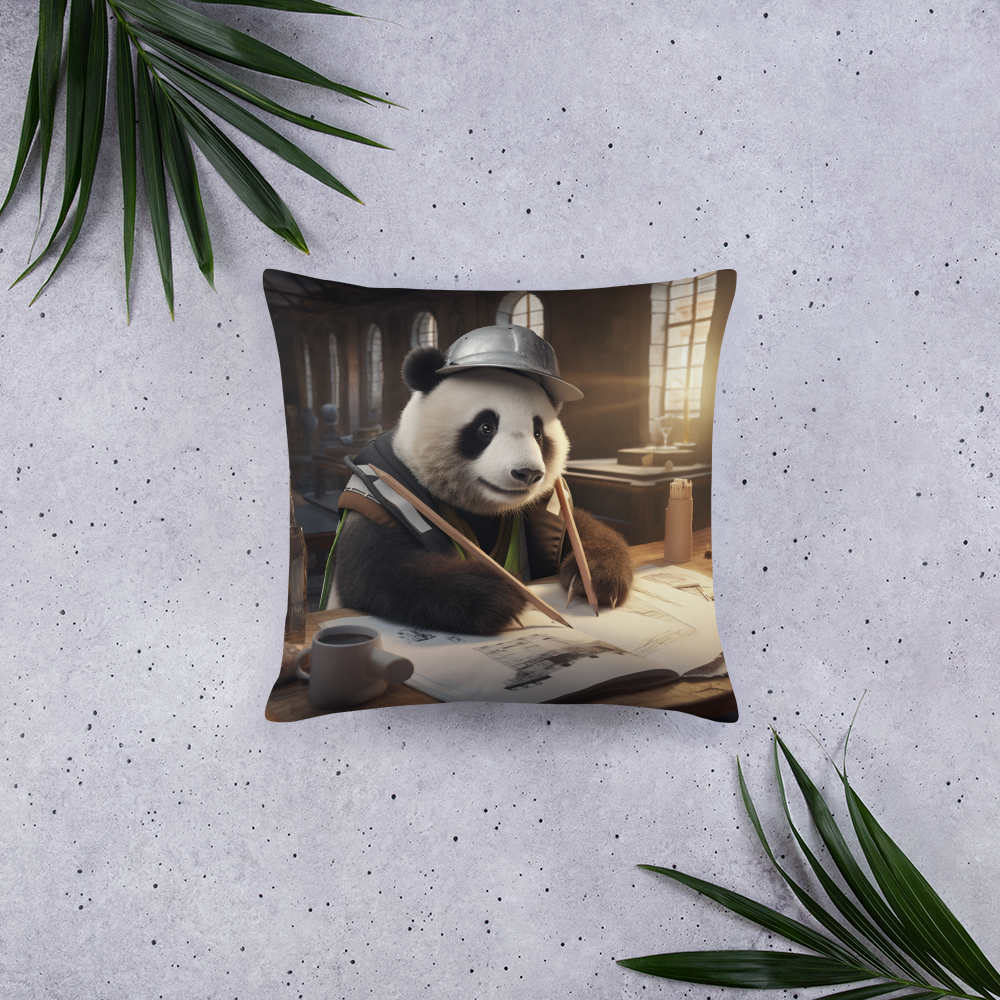 Panda Architect Basic Pillow