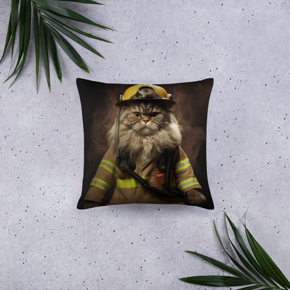 Persian Firefighter Basic Pillow