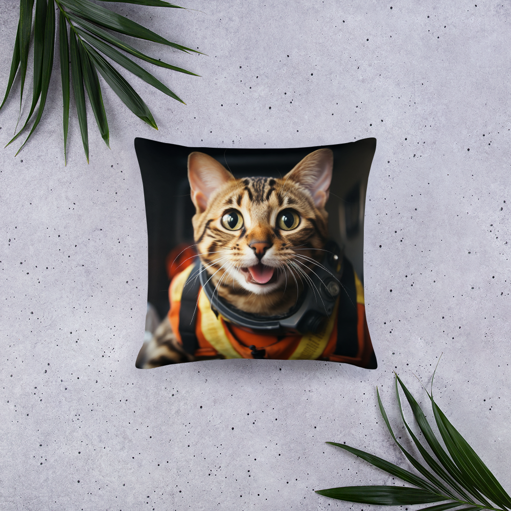 Bengal Firefighter Basic Pillow