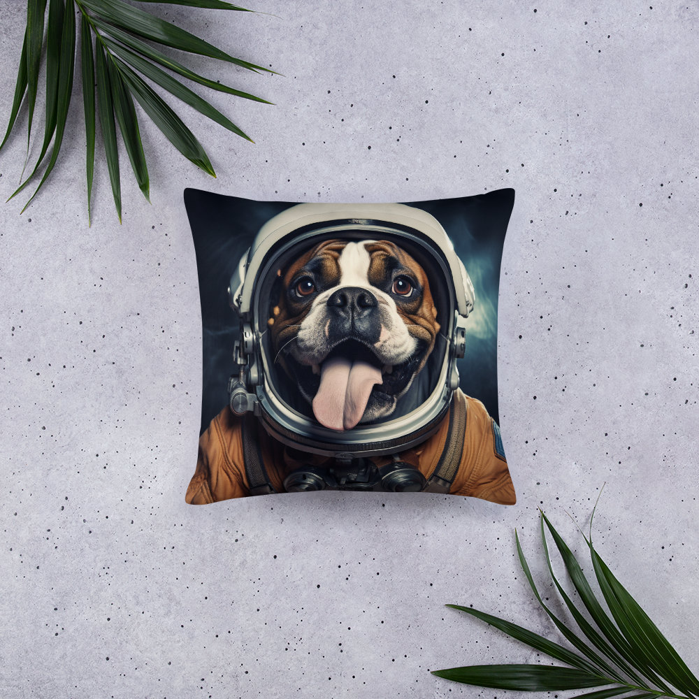 Boxer Astronaut Basic Pillow