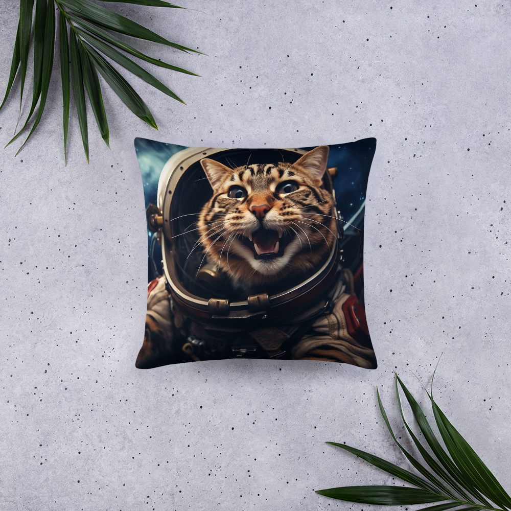 Bengal Astronaut Basic Pillow