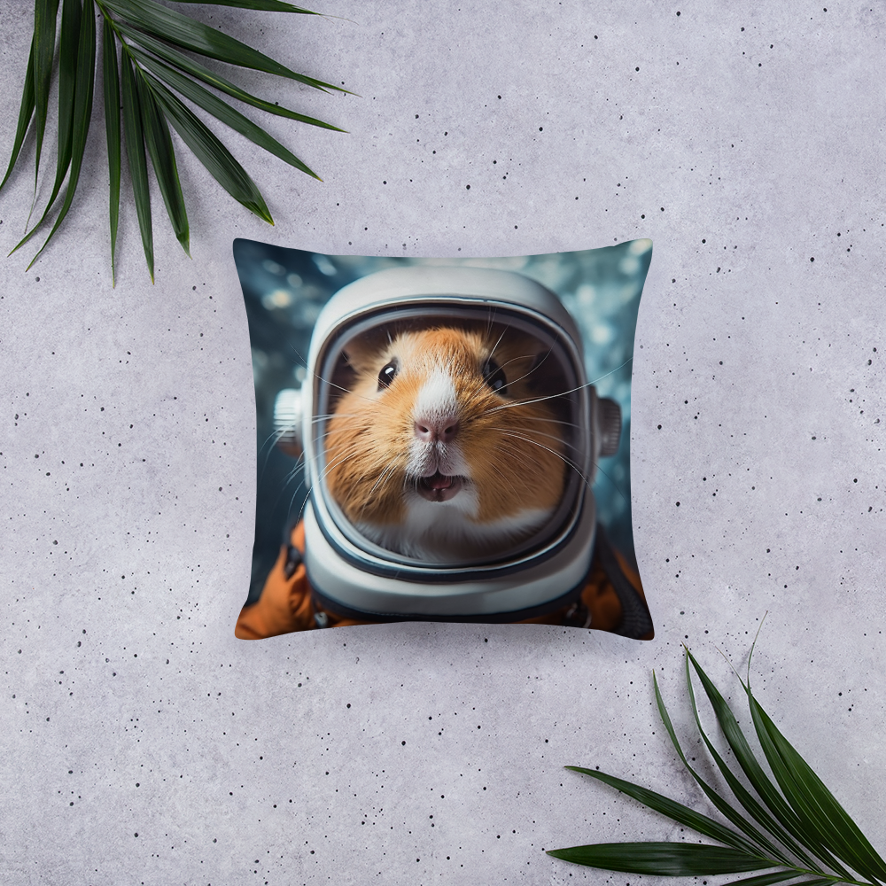 Guinea Pigs Astronaut Basic Pillow