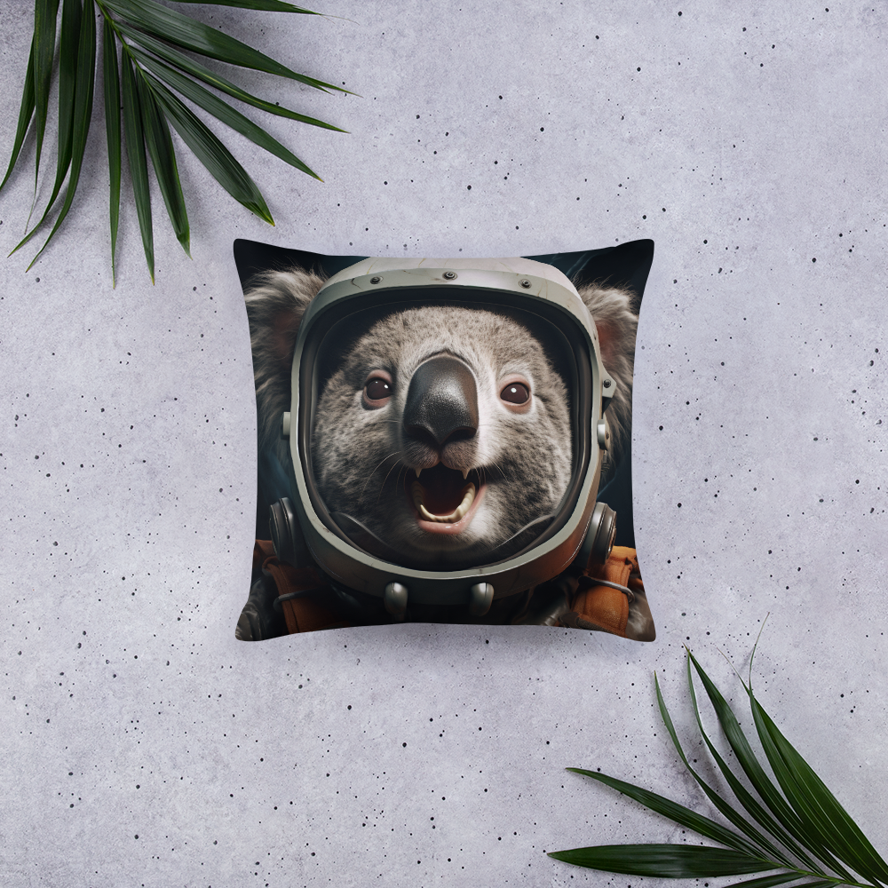 Koala Astronaut Basic Pillow