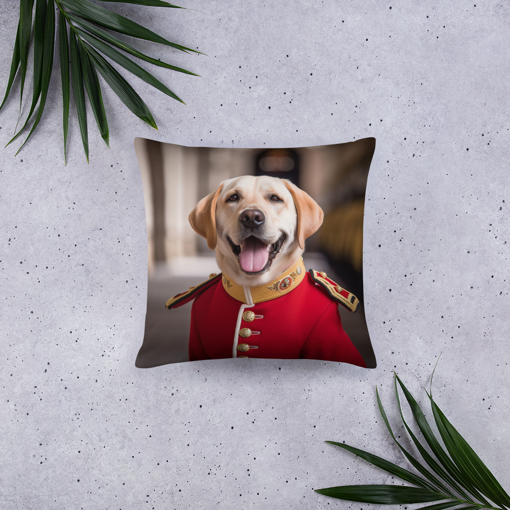 Labrador Retriever BritishRoyalGuard Basic Pillow