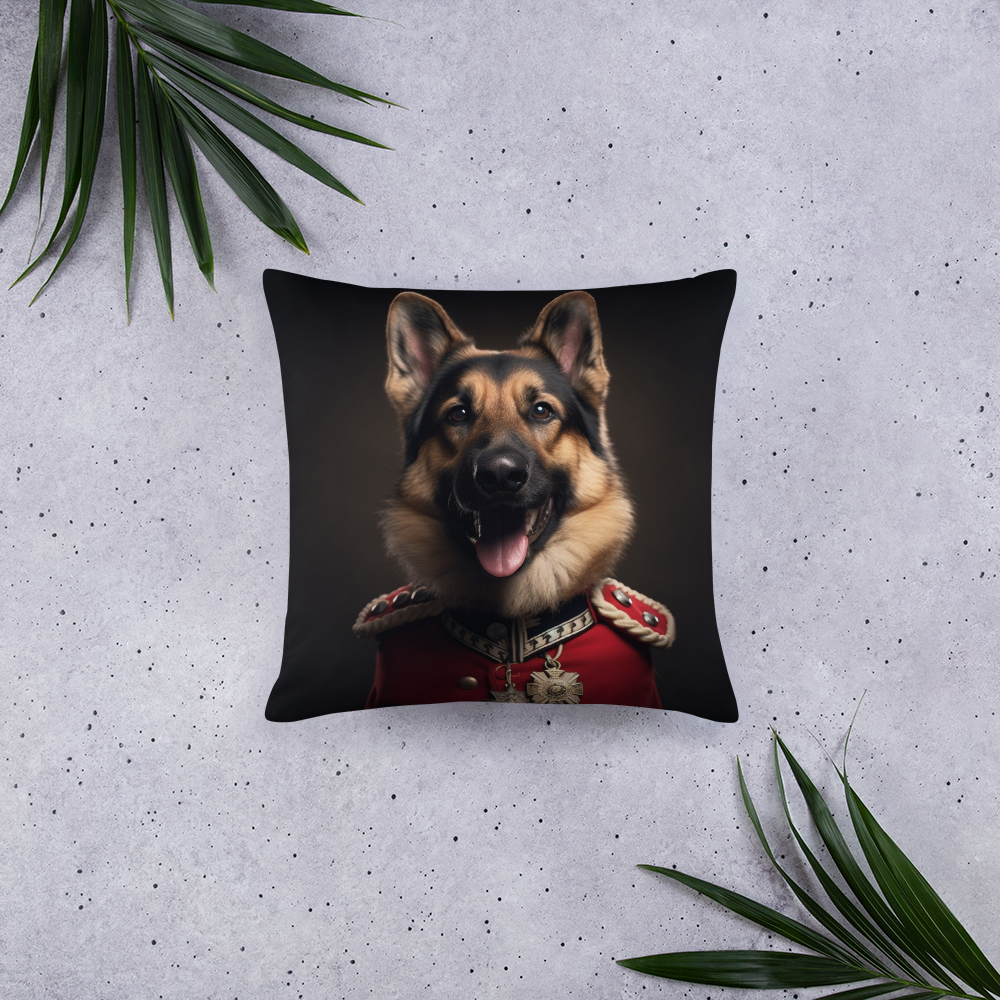 German Shepherd BritishRoyalGuard Basic Pillow