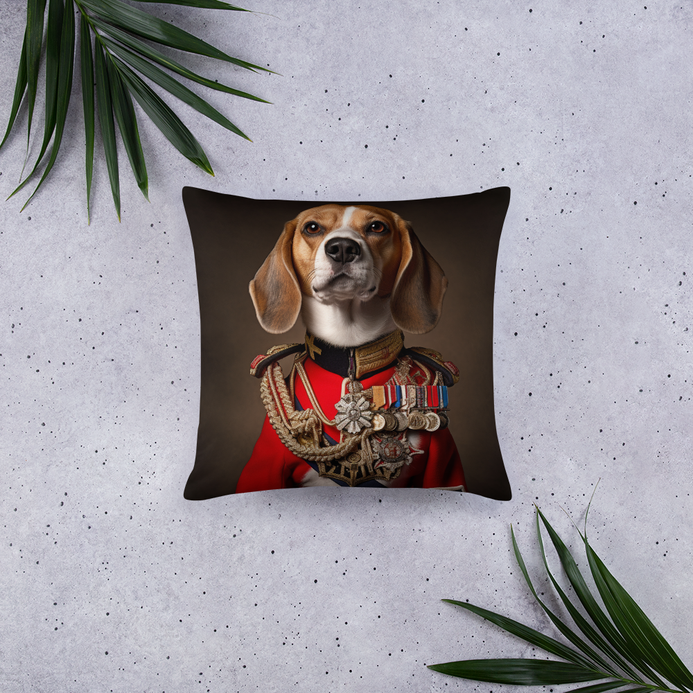 Beagle BritishRoyalGuard Basic Pillow