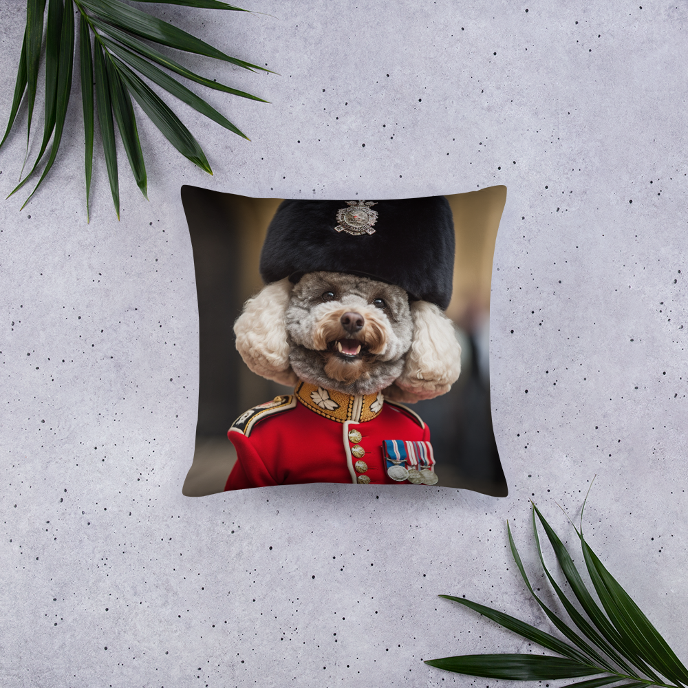 Poodle BritishRoyalGuard Basic Pillow