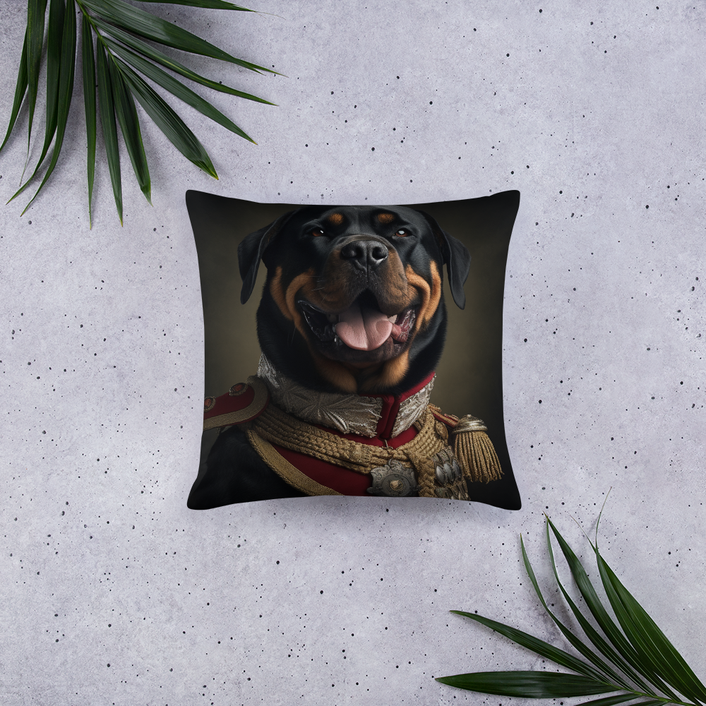 Rottweiler BritishRoyalGuard Basic Pillow