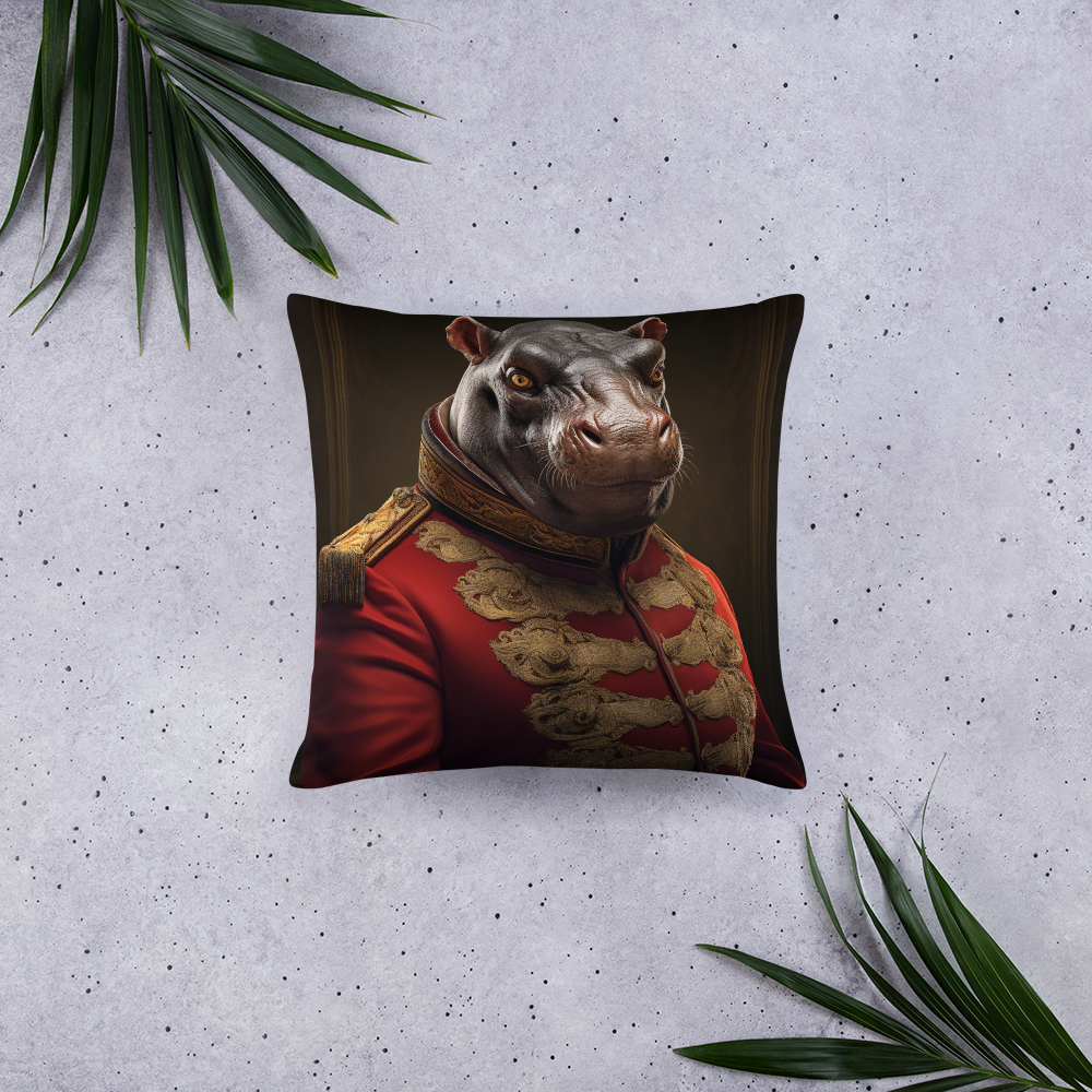 Hippo BritishRoyalGuard Basic Pillow