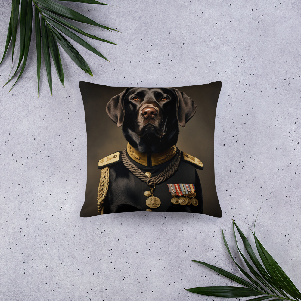 Labrador Retriever NavyOfficer Basic Pillow