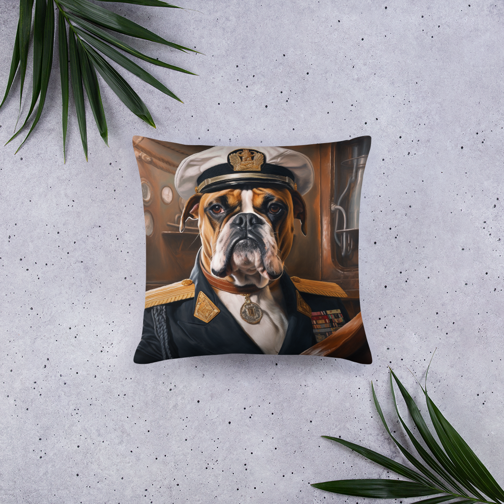 Boxer NavyOfficer Basic Pillow